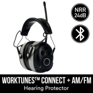3M WorkTunes 24 dB Soft Foam Bluetooth Earplugs/Earphones w/Mic Black - Image 2