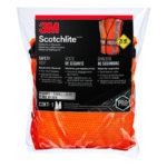 3M Scotchlite Reflective Safety Vest with Reflective Stripe Orange