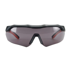 3M Anti-Fog Safety Glasses Gray Lens Black/Red Frame - Image 2