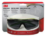 3M Anti-Fog Safety Glasses Gray Lens Black Frame