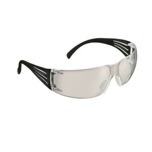 3M SecureFit Anti-Fog Safety Glasses Gray Lens Black Frame - Image 2