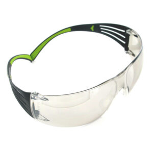 3M SecureFit Anti-Fog Safety Glasses Mirror Lens Black/Green Frame - Image 2