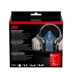 3M P100 Multi-Purpose Half Face Respirator Pro-Series Blue - Image 2
