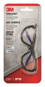 3M Anti-Fog Safety Glasses Black/Blue Frame