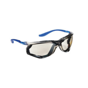 3M Anti-Fog Safety Glasses Black/Blue Frame - Image 2