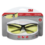 3M Anti-Fog Classic Safety Glasses Black Frame