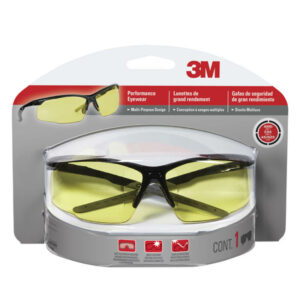 3M Anti-Fog Classic Safety Glasses Black Frame
