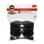 3M Anti-Fog Safety Glasses Gray Lens Gray Frame 4 pc