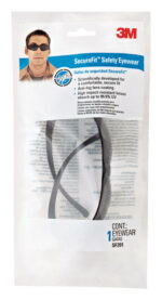 3M SecureFit Anti-Fog Safety Glasses Tinted Lens Black Frame