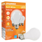 Sylvania Natural A19 E26 (Medium) LED Bulb Soft White 40 Watt Equivalence