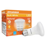 Sylvania Natural R20 E26 (Medium) LED Floodlight Bulb Soft White 50 Watt Equivalence