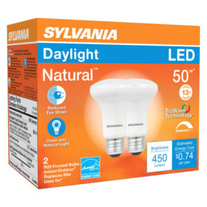Sylvania Natural R20 E26 (Medium) LED Bulb Daylight 50 Watt Equivalence - Image 2