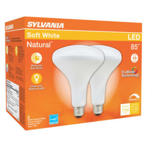 Sylvania Natural BR40 E26 (Medium) LED Floodlight Bulb Soft White 85 Watt Equivalence - Image 2