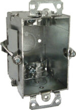 Raco New Work 12-1/2 cu in Rectangle Steel 1 gang Switch Box Gray