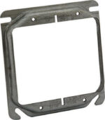 Raco Square Steel 2 Gang Box Cover