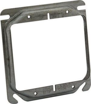 Raco Square Steel 2 Gang Box Cover