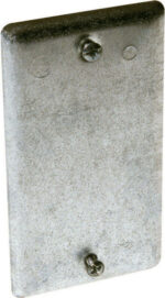 Raco Rectangle Steel 1 Gang  Box Cover