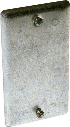 Raco Rectangle Steel 1 Gang  Box Cover