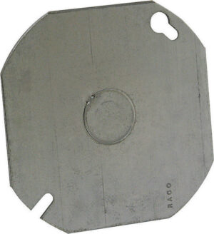 Raco Octagon Steel Flat Box Cover (Case of 10)