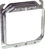 Raco Square Steel 2 gang 4 in. H X 4 in. W Box Cover