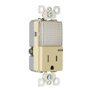 Pass & Seymour 15 amps 125 V Ivory Outlet