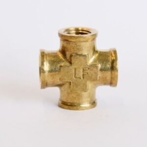 ATC 1/4 in. FPT 1/4 in. D FPT Brass Cross - Image 2