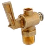 Anderson Metals 1/4 in. MIP Brass Drain Valve with Lever (Case of 5)