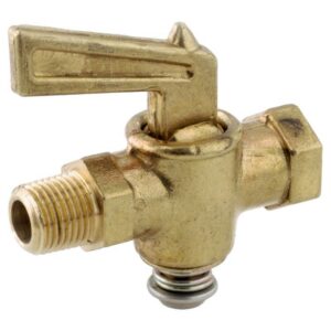 Anderson Metals 1/4 in. MIP 1/4 in. D FIP Brass Pipe Valve  (Case of 5)