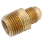 Anderson Metals 3/8 in. Male Flare 1/8 in. D MIP Brass Adapter (Case of 5)