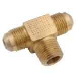 Anderson Metals 3/8 in. Flare 3/8 in. D Flare Brass Branch Flare Tee (Case of 5)