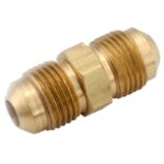 Anderson Metals 1/4 in. Male Flare 1/4 in. D Male Flare Brass Union (Case of 5)