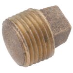 Anderson Metals 1/2 in. MPT Brass Square Head Plug (Case of 5)