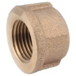 Anderson Metals 1/2 in. FPT Red Brass Cap (Case of 5)