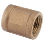 Anderson Metals 1/2 in. FPT Brass Coupling (Case of 5)