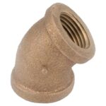 Anderson Metals 1/2 in. FIP 1/2 in. D FIP Brass 45 Degree Elbow (Case of 5)