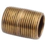 Anderson Metals 1 in. MIP Brass Nipple (Case of 5)