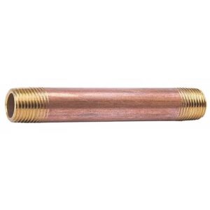 Anderson Metals 1 in. MIP Brass Nipple (Case of 5)