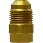 Anderson Metals 3/8 in. Female Flare 1/2 in. D Male Flare Brass Reducing Adapter (Case of 5)