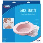 Carex Health Brands Pink Dual Jet Bath Spa