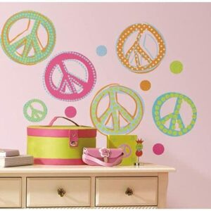 Peace Signs Peel and Stick Wall Decal - Image 2