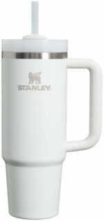 Stanley The Quencher H2.0 FlowState 30 oz White BPA Free Double-Wall Vacuum Insulated Tumbler