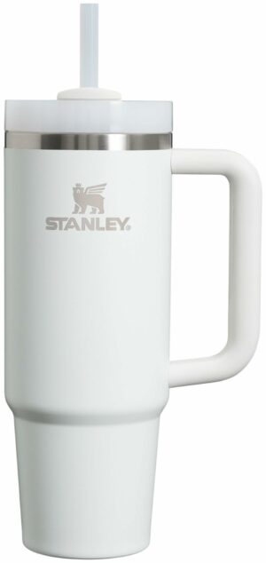 Stanley The Quencher H2.0 FlowState 30 oz White BPA Free Double-Wall Vacuum Insulated Tumbler