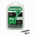 Backer-On Star Round Head Serrated Cement Board Screws