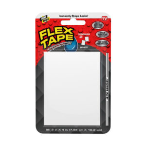 Flex Seal Flex Tape MINI 3 in. W X 4 in. L White Waterproof Repair Tape
