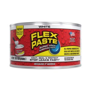 Flex Paste White Rubberized Paste 1 lb.