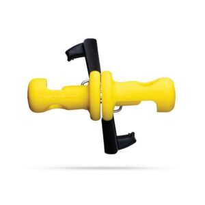 Dreamfarm Lockorns Yellow Polypropylene/Stainless Steel Corn Cob Holders - Image 2