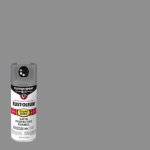 Rust-Oleum 5 in 1 Indoor/Outdoor Satin Gray Oil-Based Oil Modified Alkyd Protective Enamel (Case of 6) - Image 2