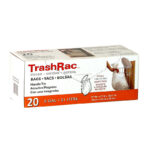 Trashrac 5 gal Trash Bags Handle Tie