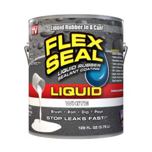 Flex Seal Flex Seal White Liquid Rubber Sealant Coating 1 gal