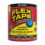 Flex Seal Flex Tape 4 in. W X 5 ft. L Black Waterproof Repair Tape